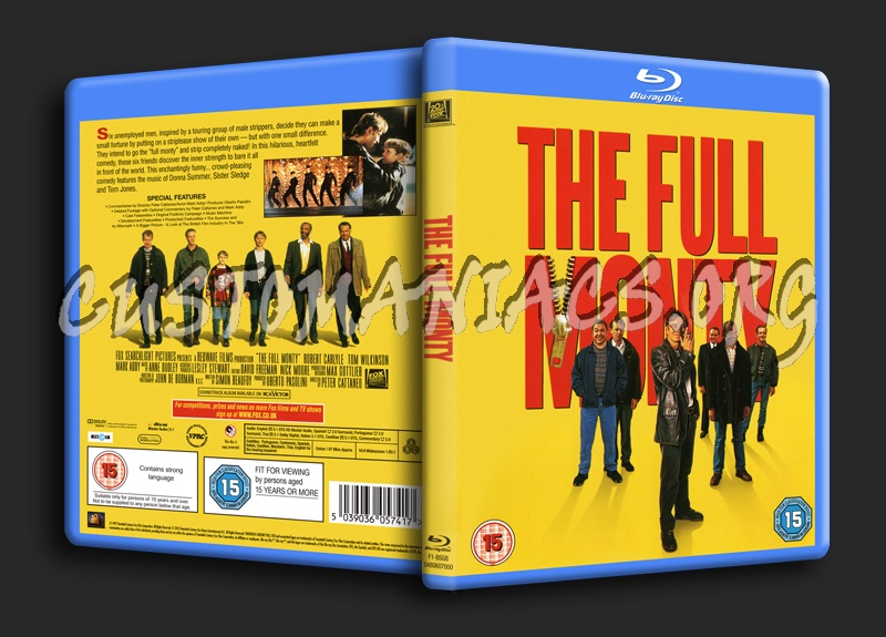 The Full Monty blu-ray cover