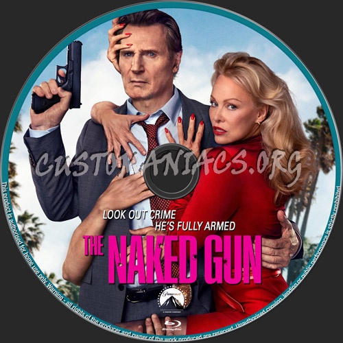 The Naked Gun blu-ray label