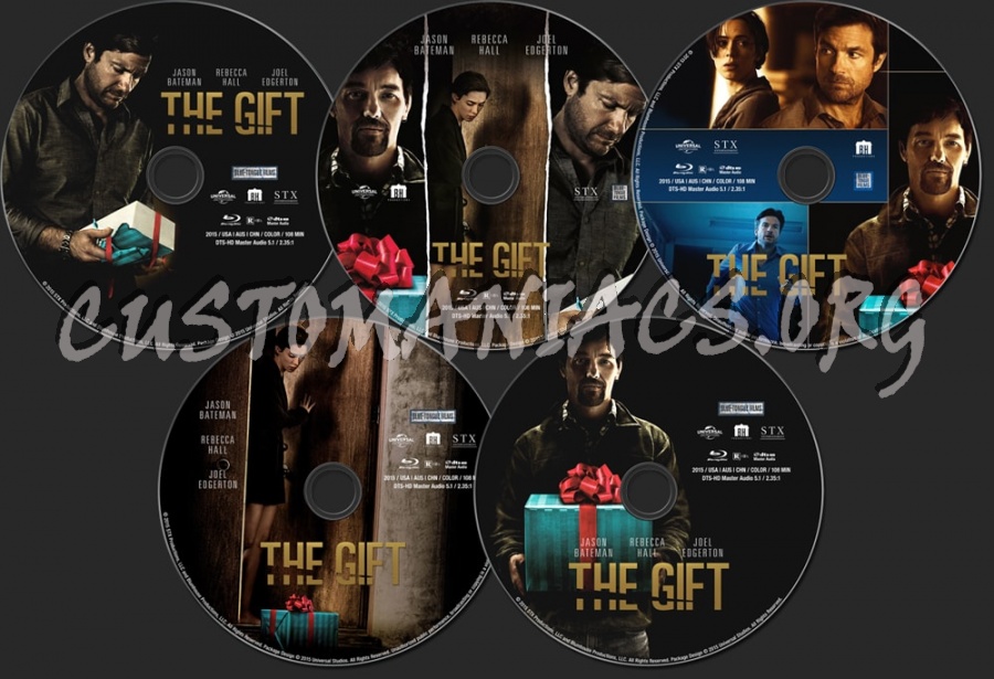 The Gift (2015) blu-ray label