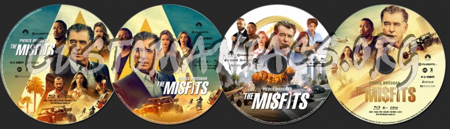 The Misfits (2021) blu-ray label
