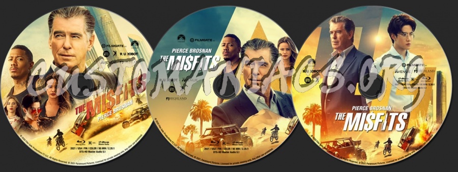 The Misfits (2021) blu-ray label