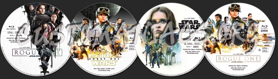 Rogue One: A Star Wars Story (2016) blu-ray label