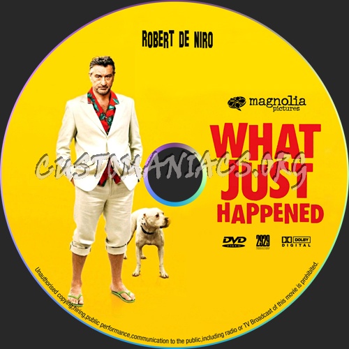 What Just Happened dvd label