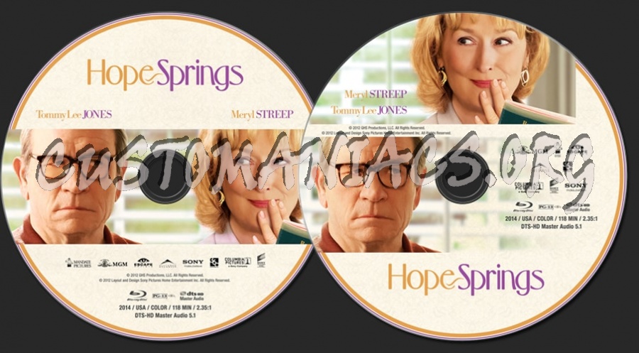 Hope Springs (2012) blu-ray label