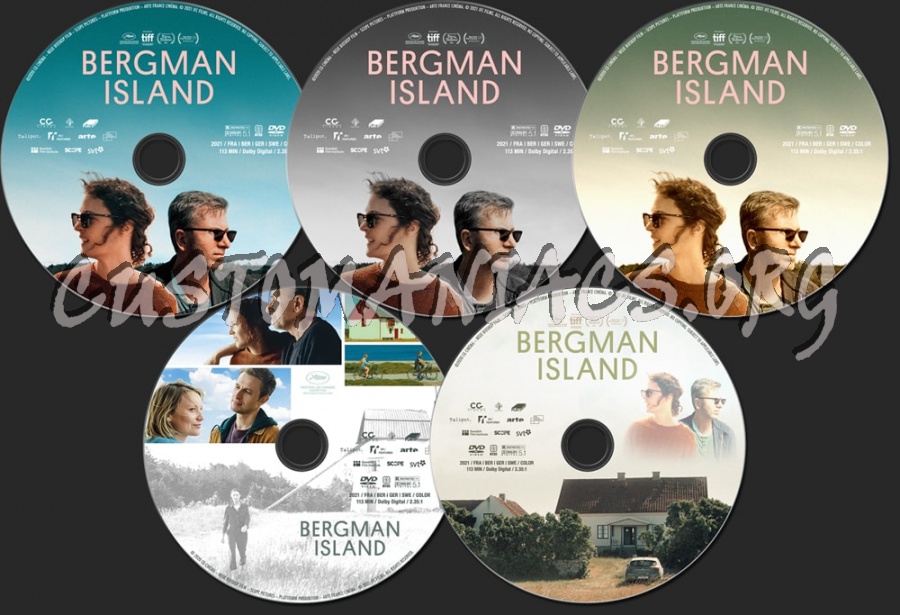 Bergman Island (2021) dvd label