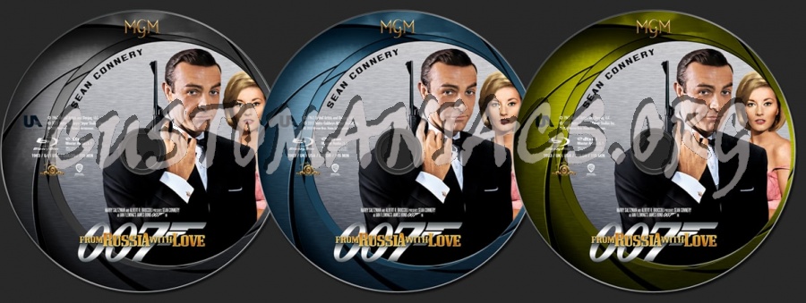 From Russia with Love (1963) - 007: Sean Connery 6-Film Collection blu-ray label