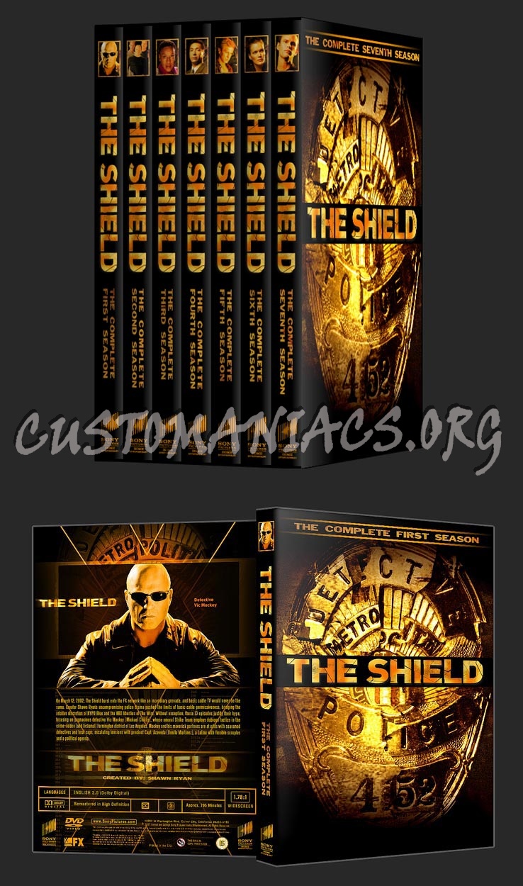 The Shield - The Complete Set dvd cover