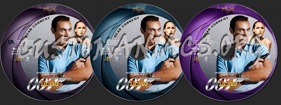 Dr.No (1962) - 007: Sean Connery 6-Film Collection blu-ray label