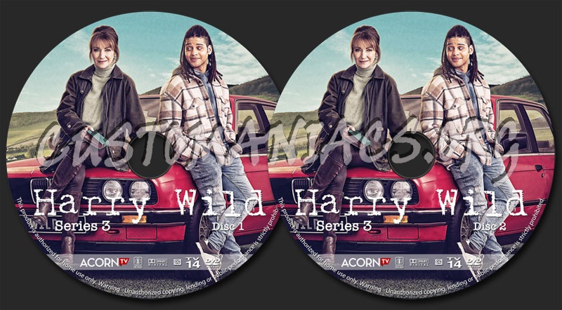 Harry Wild - Season 3 dvd label