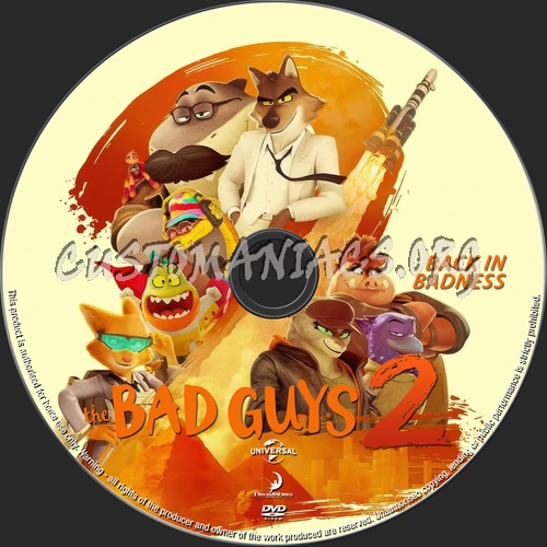 The Bad Guys 2 dvd label