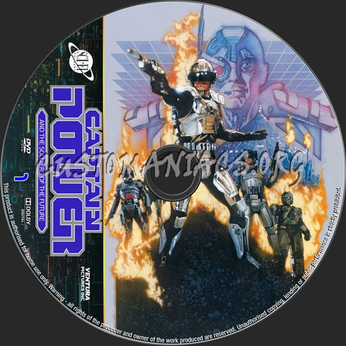 Captain Power Season 1 dvd label