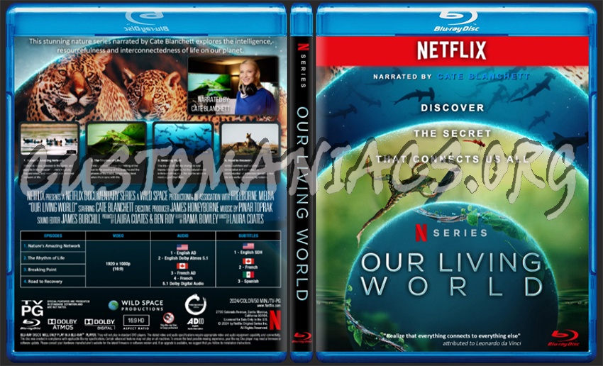 NETFLIX - Our Living World blu-ray cover