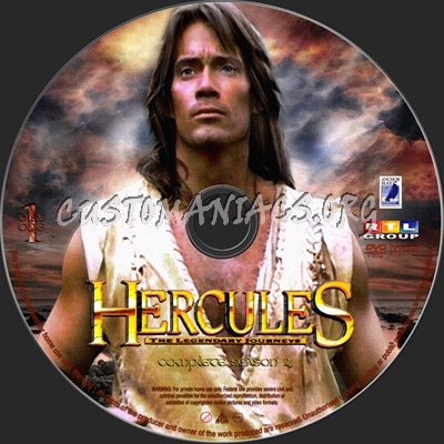 Hercules The Legendary Journeys season 2 dvd label