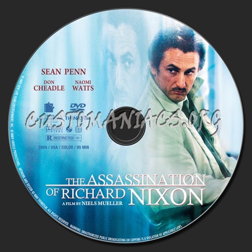 The Assassination of Richard Nixon (2004) dvd label