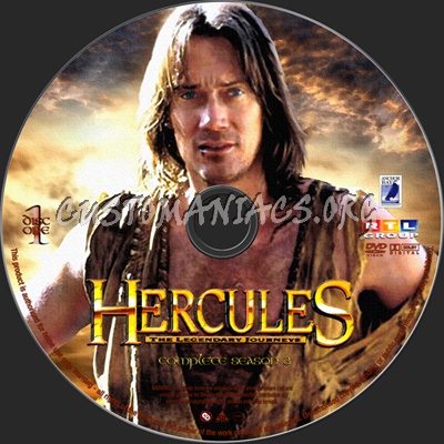 Hercules The Legendary Journeys Season 3 dvd label