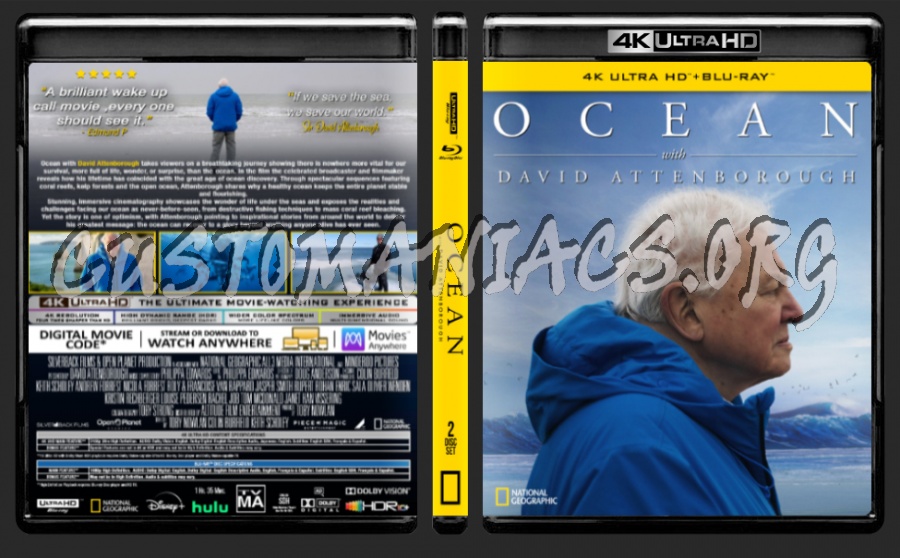 Our Ocean with David Attenborough blu-ray cover
