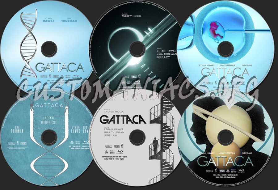 Gattaca (1997) blu-ray label