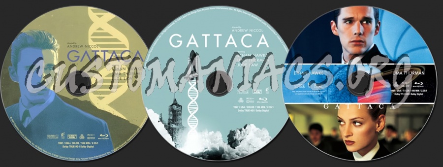 Gattaca (1997) blu-ray label