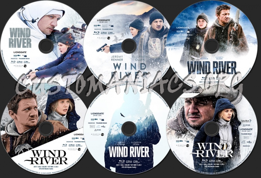 Wind River (2017) blu-ray label