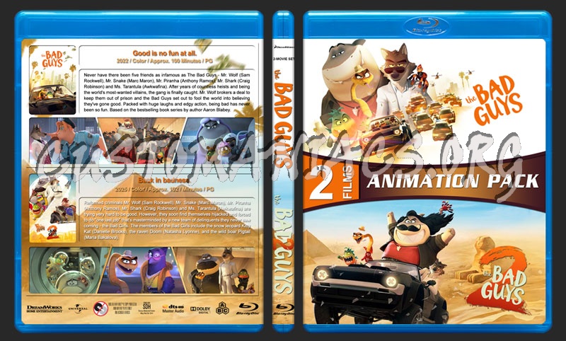 The Bad Guys Double Feature blu-ray cover
