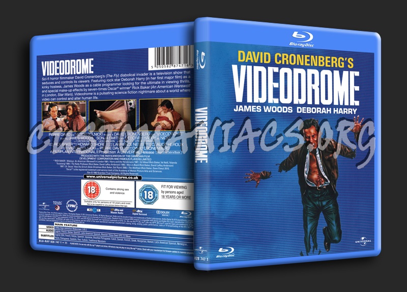 Videodrome blu-ray cover