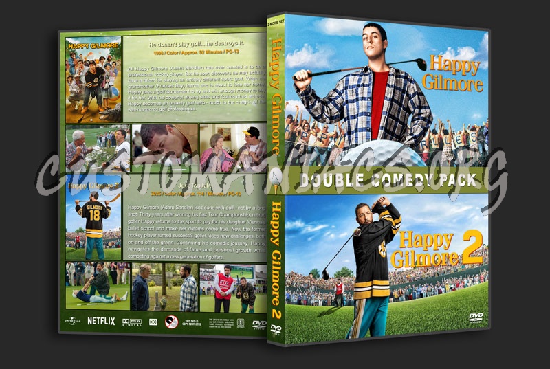 Happy Gilmore Double Feature dvd cover