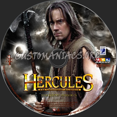 Hercules The Legendary Journeys Season 5 dvd label