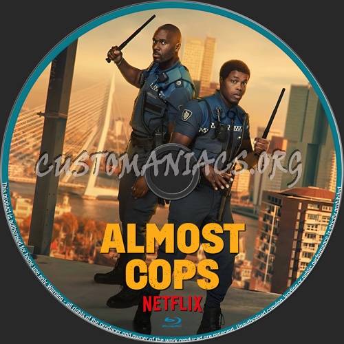 Almost Cops blu-ray label