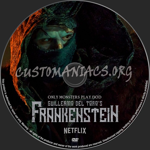 Frankenstein dvd label