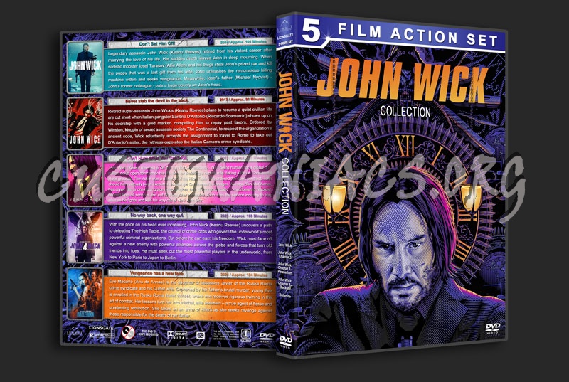 John Wick Collection dvd cover