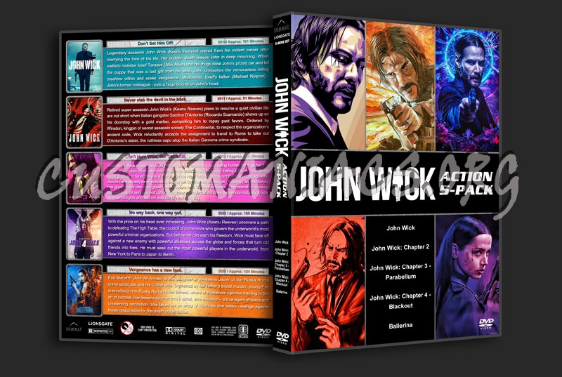 John Wick 5-Pack dvd cover