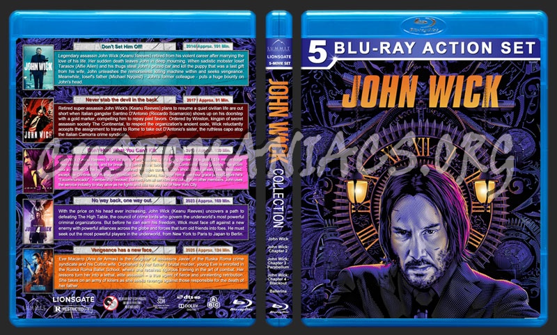 John Wick Collection blu-ray cover
