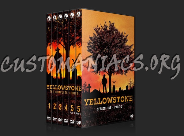 Yellowstone  - The Complete Series (spanning spine) dvd cover