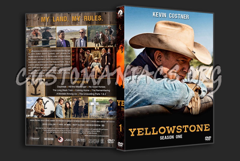Yellowstone  - The Complete Series (spanning spine) dvd cover