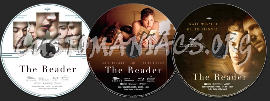 The Reader (2008) blu-ray label