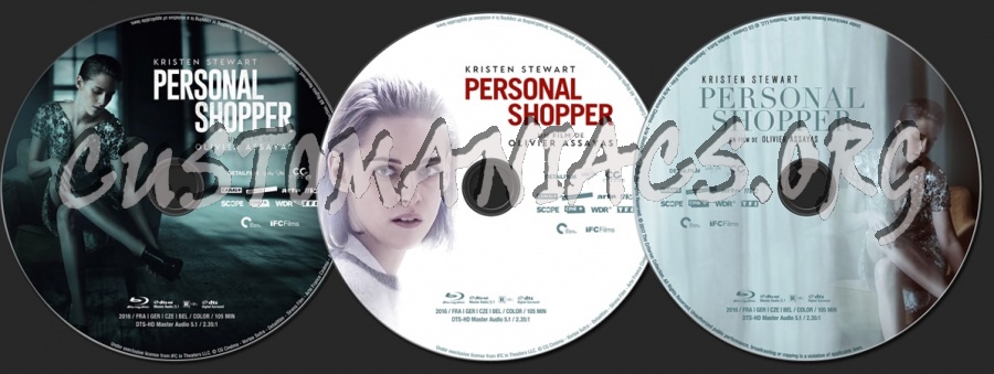 Personal Shopper (2016) blu-ray label