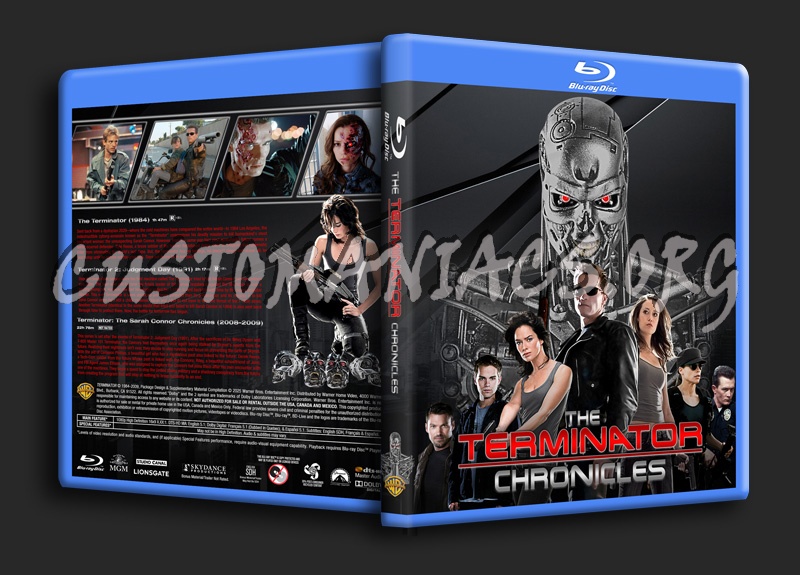 The Terminator Chronicles blu-ray cover
