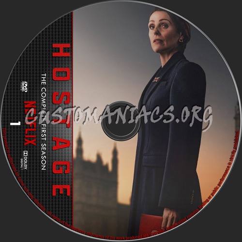 Hostage Season 1 dvd label