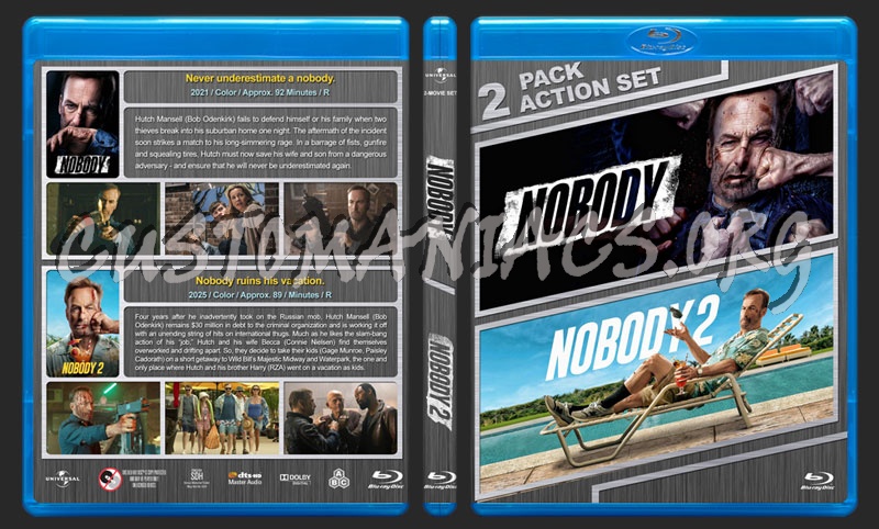 Nobody Double Feature blu-ray cover