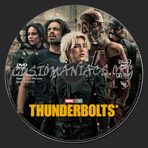 Thunderbolts* dvd label