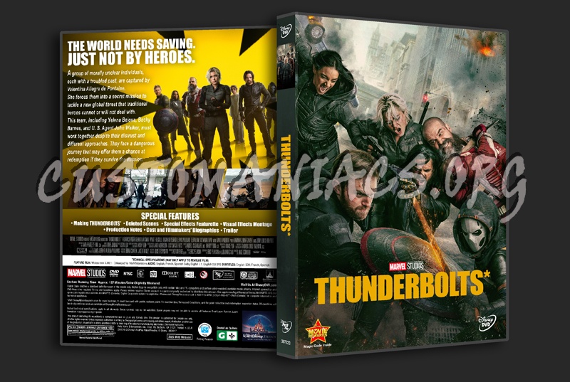 Thunderbolts* dvd cover