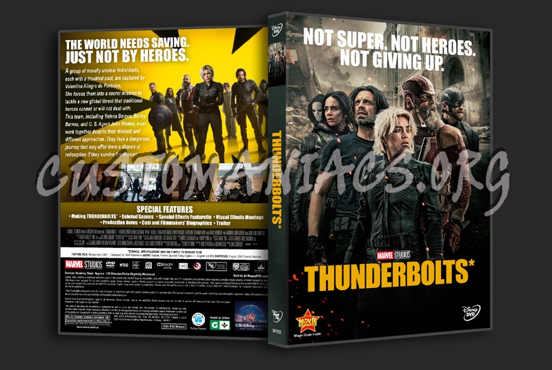 Thunderbolts* dvd cover