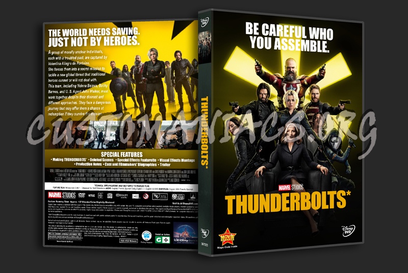 Thunderbolts* dvd cover
