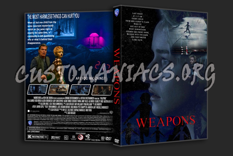 Weapons dvd cover