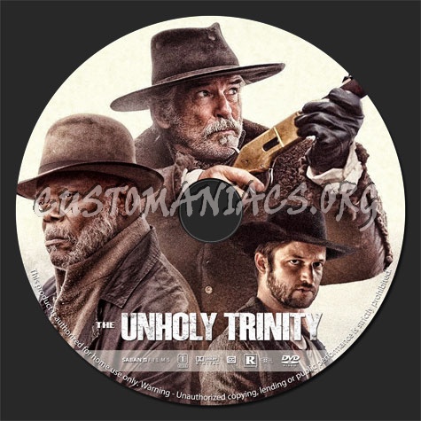 The Unholy Trinity (2024) dvd label