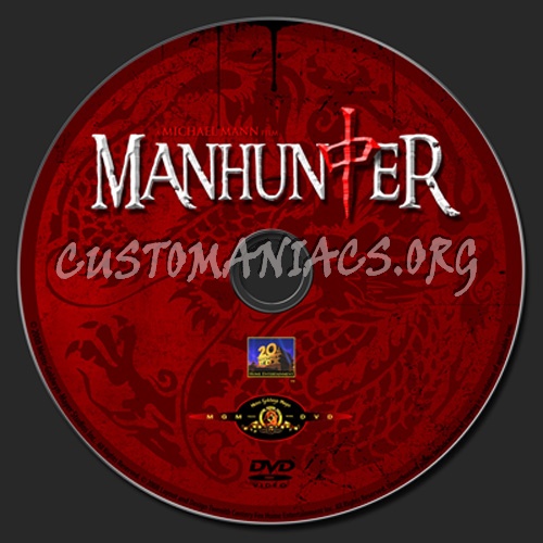 Manhunter dvd label