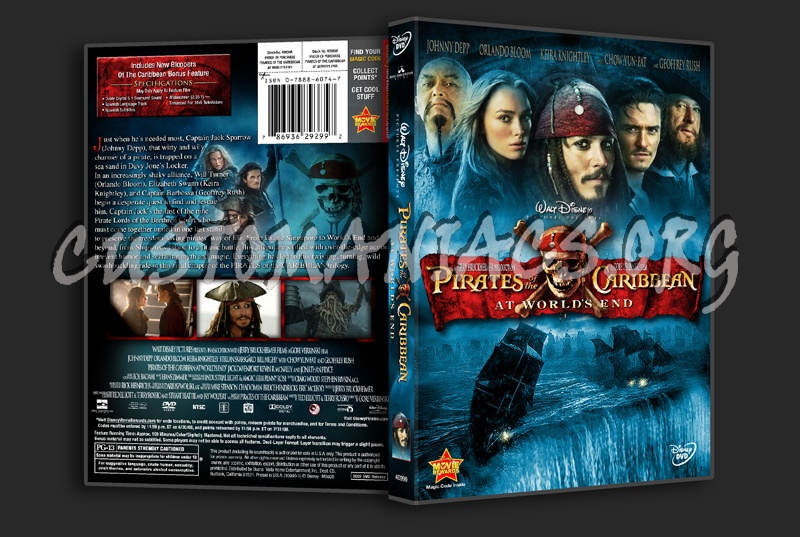 Pirates of the Caribbean; At World's End (2007) dvd cover