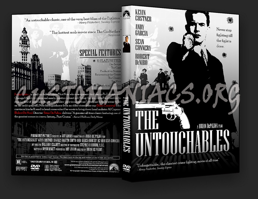 The Untouchables dvd cover