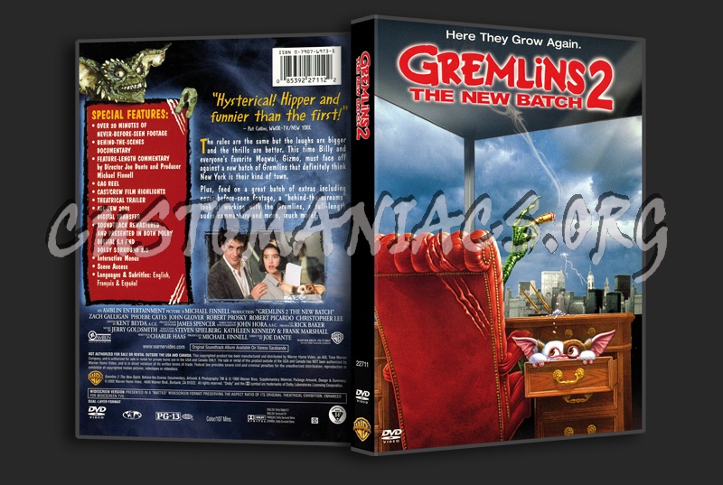 Gremlins 2 - The New Batch dvd cover