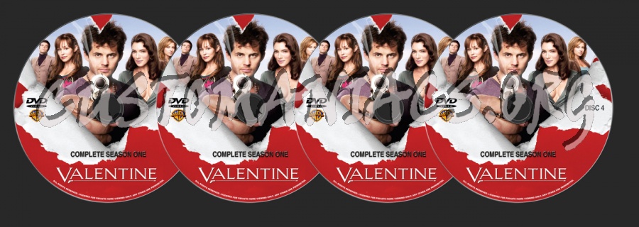 Valentine Season 1 dvd label
